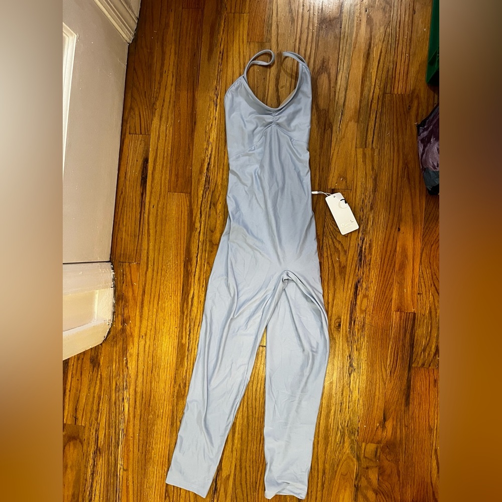 Class-In Baby Blue dance unitard. Size S/P
